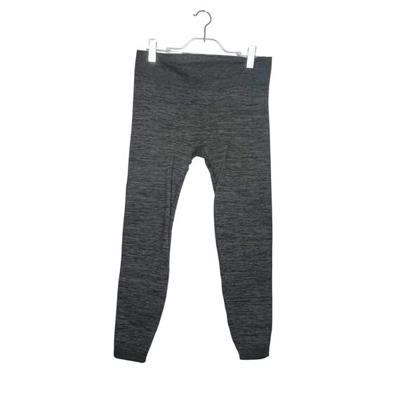 ONE 5 ONE Space Dye Cozy Fleece Lined Leggings Mid Rise Charcoal Gray Size L/XL - Picture 6 of 6